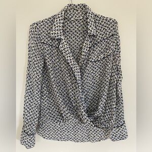 Veronica Beard Silk Blouse (8)